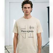 Pure Cotton T-Shirts, Men's T-Shirts, Women's T-Shirts, Printed T-Shirts, Short-Sleeved T-Shirts, Modern And Casual, Turtle Design. - 杏色 - 查看 4