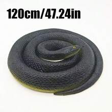 1 pieza Juguete de serpiente verde de goma suave, modelo de serpiente realista, accesorio de broma aterrador, juguete para aliviar el estrés, regalo de cumpleaños para adolescentes, regalo de vacaciones, juguete de regalo - Multicolor - Ver 8