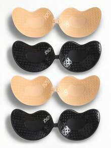 Copas de sujetador push up adhesivas de silicona para mujer, pétalos de sujetador invisibles sin tirantes y sin espalda para vestido de novia, vestido de gala & atuendo con escote profundo - Multicolor - Ver 10