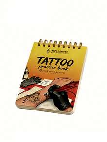 A5 Tattoo Practice Skin Notebook - 8 Cover Options, 1mm/2mm Thickness Realistic Skin Practice Book, Includes 4/10 Reusable Tattoo Practice Sheets, Suitable For Beginners And Artists A5 Spiral Bound Practice Notebook - View 3
