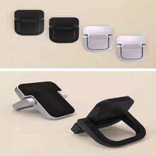 2 pièces/set Support de clavier portable, 2 supports de clavier d'ordinateur portable noirs et 2 argentés réglables, avec 2 réglages d'angle et pieds pliables auto-adhésifs, mini support d'ordinateur portable pliable, convient à la plupart des supports de clavier d'ordinateur portable, pieds de support portables, coussinet de rehaussement de bureau, support de clavier invisible, mini support pliable - Voir 6