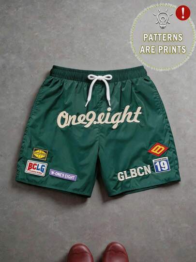 Men's Statement Print Shorts Fashion Designer Patterned Casual Daily Wear Shorts