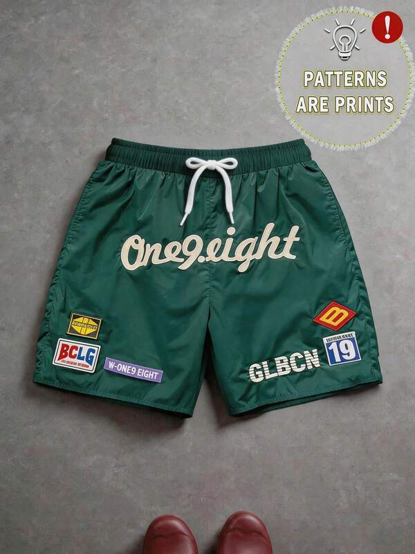 Men's Statement Print Shorts Fashion Designer Patterned Casual Daily Wear Shorts