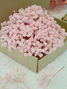 25/50/100/150/300 pièces Mini Gypsophile et autres fleurs artificielles - Pour l'art de moule en résine et l'artisanat, utilisé pour les accessoires de cheveux, les couronnes de mariage, les fleurs de table, la décoration de la maison, etc. - Fleur de cerisier rose - Voir 6