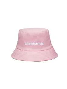 1/2pcs Colorful Neutral Letter Pattern Bucket Hat, Suitable For Outdoor Travel, Beach Vacation, Festival And Daily Fashion Matching, Best Holiday Gift - Multicolor - View 7