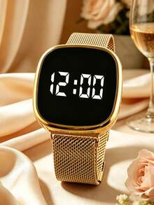 New 6pcs/Set Minimalist Sports Electronic Watch For Kids, With Fashion Accessories, Suitable For Daily Wear, Holidays And More Occasions - Multicolor - View 7
