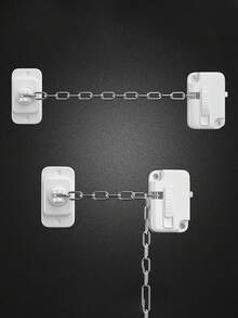 Adjustable Window Safety Lock - Self-Adhesive, No Drilling Required, Durable Metal And Plastic Material, Suitable For Home Security, Ventilation And Privacy, Stylish Lock Design, Easy Installation - Multicolor - View 5