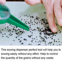 6pcs Sowing Set, Manual Mini Seeder, Plastic Seeder, Suitable For Various Seed Sizes, With 5-Level Adjustable Seedling Seeder, Portable Tool For Potted Seedling, Seed And Vegetable Planting, Includes Two Seed Seeders And Two Small Tools - Seeding Kit - 6-piece Pack - View 6