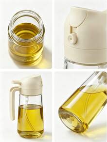 1pc Oil Spray Bottle, 2-In-1 Kitchen Essential Oil Bottle, Suitable For Cooking, Salad, Grilling And Baking, Outdoor BBQ Camping Cooking Baking Olive Oil Vinegar Spray Bottle,Random Color - View 8