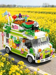 Bộ lắp ráp xe đồ chơi cho người lớn, xe mô hình khối lắp ghép cao cấp hình Hamburger/Bánh kem/Trái cây/Món tráng miệng/Cà phê, trò chơi giải tỏa căng thẳng và lo âu, phù hợp cho cặp đôi tương tác giải đố, giúp giảm bớt sự cáu kỉnh và áp lực - Nhiều màu - Xem 6