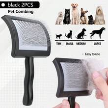 1pc Pet Grooming Comb For Dogs And Cats, Fast Deshedding Comb To Remove Loose Hair And Tangled Fur, Removes Floating Hair - Multicolor - View 14