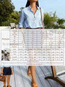 Solid Color Casual Shorts, Suitable For Summer, Back To School, And Commuting - Navy Blue - View 7