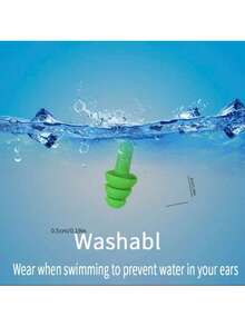 1/3/6/12 Pairs Waterproof Silicone Swimming Earplugs, Effective Noise Reduction, Random Color - Multicolor - View 4