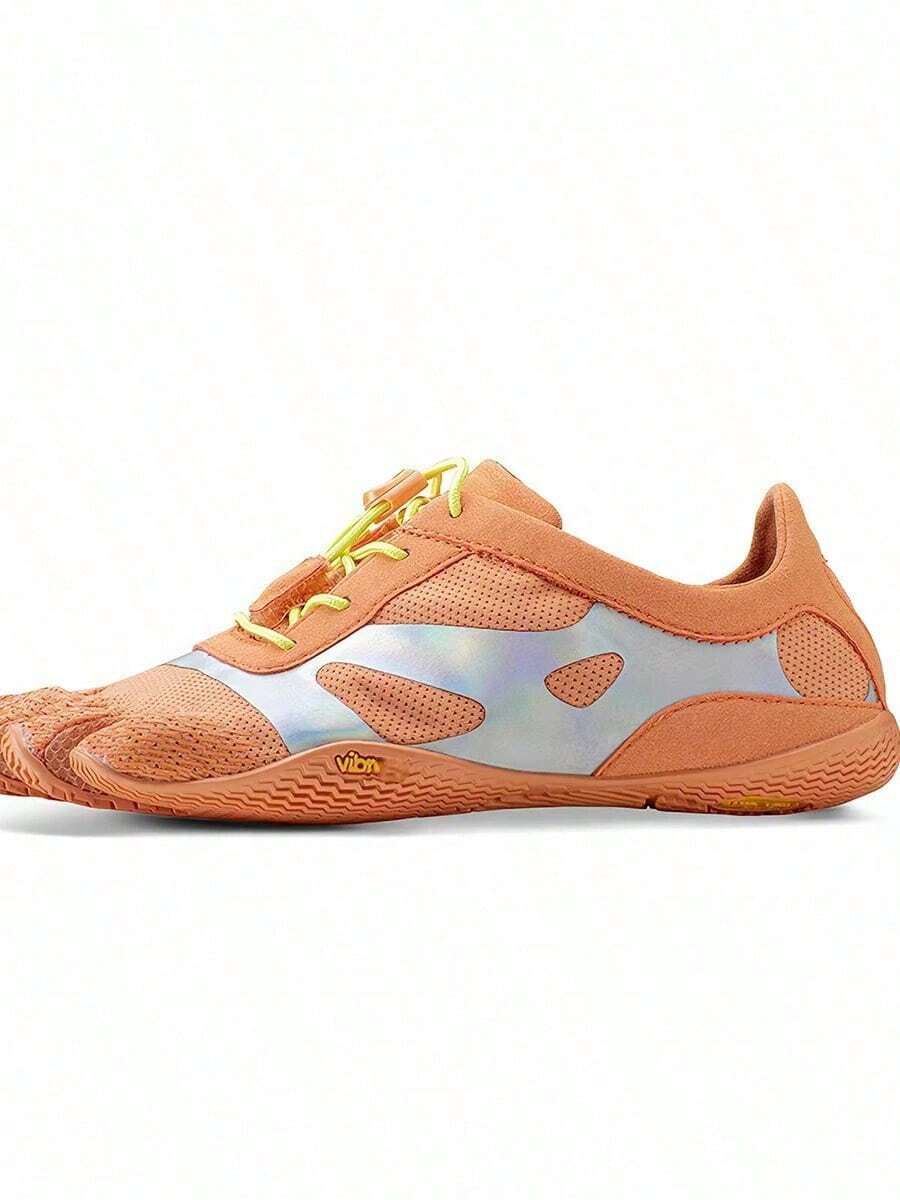 Vibram FiveFingers Minimalist Trail Shoes - Barefoot Feel For Hiking, Running & Cross-Training| Multi Colors - New White and Green - View 1