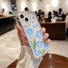 1 Pieza Protector para Celular de TPU Suave . Diseño Ondulado Estilo Crema . Compatible con iPhone 17/16/15/14/13/12/11 /x/pro/pro max . Protección de Cámara . Antigolpes y Cómodo al Tacto - NYBL-TM-MXNYBLK107 - Ver 4