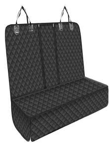 Premium Car Seat Cover For Back Seat Dog Seat Cover, Durable Scratch-Resistant Non-Slip, Protects Pet Fur And Mud, Washable Back Seat Dog Cover Compatible With Car Armrests - Black - View 3