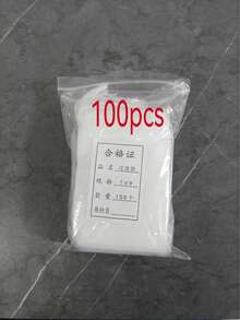 5 Out Of 100 Pieces Of Multi-Purpose Disposable Non-Woven Drawstring Tea Bags, White Filter Pouches With Drawstrings, Easy To Fill And Clean, Suitable For Coffee, Tea, Herbs, Spices, Jewelry Packaging And Gift Tying - Multicolor - View 14