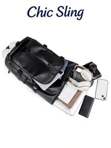 SHILAN Large Capacity Handheld Travel Bag, Ultra-Light Backpack. This Is A Fashionable Men's Backpack That Can Be Used As A Laptop Backpack And Casual Daily Backpack, Functional And Practical, Suitable For Work, Office And Business Occasions. It Is Also An Ideal Choice For Thanksgiving Travel And Computer Storage. Large Capacity Design, Suitable For Travel And Travel Bags. - Multicolor - View 12