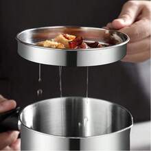 1pc Stainless Steel 1.8L Oil Filter Pot, Reusable And - 1.8L - View 7