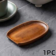 1pc Rosewood Spoon Holder, Cooking Utensil Storage Rack, Heat-Resistant Wooden Kitchen Tool Organizer, Suitable For Stove Top, Spoon, Spatula, Brush, Scraper And Other Kitchen Utensils - Brown - View 15