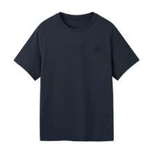 CAMEL CROWN Men's Round Neck Short Sleeve T-Shirt, Spring/Autumn Quick-Dry Breathable Fast-Drying Sports Casual Short Sleeve T-Shirt - Phantom Black - View 4