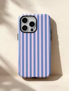 Una funda de teléfono eleganteNo incluye cordón ni soporte. Minimalista. Funda de Teléfono Minimalista con Rayas Azules y Azul Claro, Patrón Vertical a Rayas, 1 pieza, Minimalista, Artístico, Colorido, Patrón a Rayas Brillante, 2 en 1, Funda Rígida de Cobertura Total, Compatible con/11/12/13/14/15/16/17, Profesional, MaxSpring, Funda de Regalo,, Versión Internacional, Sin Versión para el Hogar, Funda de Regalo de Cumpleaños - Multicolor 25 - Ver 1