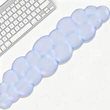 Ergonomic Cloud Gel Keyboard & Mouse Wrist Rest Set - Transparent White Palm Rest, Suitable For 60%/68%/75% Layout Keyboards, Comfortable Wrist Support, Ideal For Typing And Gaming - View 18