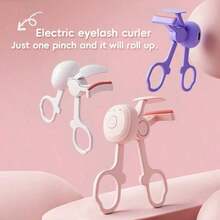 SOKANY Portable Electric Eyelash Curler, Smart Temperature Control Eyelash Curler, Dual-Speed Heating In 10 Seconds, Long-Lasting Curl Without Damaging Eyelashes, Suitable For Makeup Beginners, Office Workers And Travel - Multicolor - View 3