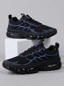 Men's Low-Top Athletic Shoes Casual Running Shoes Jogging Shoes Men's Walking Shoes Daily Fashion Sports Shoes Tennis Streetwear,Back To School - Blue - View 2