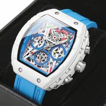 2026 New ONOLA Brand Quartz Watch, Multi-Function Chronograph Sports Watch, 30m Water Resistant, Barrel Shaped, Luminous Wristwatch - one-size - View 5