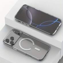 [Local Delivery Within 24 Hours From Germany, Spain, Italy]Clear Transparent Magnetic Ring TPU Phone Case, Compatible With Wireless Charging Shockproof Anti-Yellow Slim Protective Cover For IPhone11~17 Plus Pro Max/Air/16e,  S21-S26 Ultra FE Edge,   Multiple Models, Minimal Plain Aesthetic  Phone Shell For Daily Use Men Women Gift - 1 - View 2