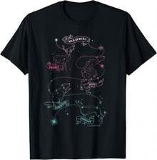 Marauder's Map Constellation T-Shirt - Black - View 1
