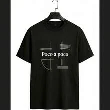 Pure Cotton T-Shirts, Men's T-Shirts, Women's T-Shirts, Printed T-Shirts, Short-Sleeved T-Shirts, Modern And Casual, Turtle Design. - 黑色 - 查看 2