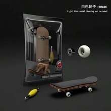 Mini Maple Wood Finger Skateboard Toy Fingerboard Model Teen Party Favor Set Teen Gift - Multicolor - View 16