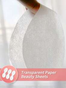 100PC Disposable Non-Woven Fabric Eye Care Products, Paper Facial Eye Masks, Spa Care, DIY Transparent Eye Mask Paper Beauty Face Sheets, Suitable For Skincare Spa Care And Moisturizing Care Scenes. - Multicolor - View 3
