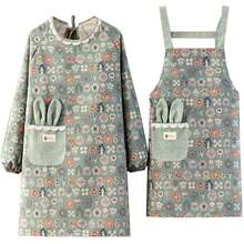 Canvas Apron + Protective Apron, Robust And Breathable, Suitable For Kitchen Use. - 綠色 - 查看 1