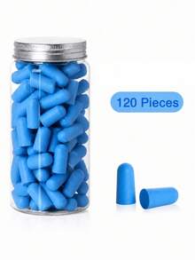10/24/60/120pcs Ergonomic Sleep Earplugs, Noise Reduction Anti-Snoring, Suitable For Sleep, Factory, Study, Office, Travel, Relaxation, Rest, Focus, Quiet And Comfortable, Soft And Reusable, Washable, Hypoallergenic - A - View 8