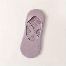1/2/4/5/6/8 Pairs Women's Socks, Boat Socks, Short Tube Yoga Socks, Silicone Non-Slip Dance Sports Indoor Pilates Floor Fitness Socks - Multicolor - View 7