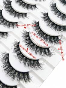 10 Pairs Of Thick And Fluffy False Eyelashes, Soft And Delicate, Naturally Curled And Three-Dimensional Extended Eye Makeup, Easily Equipped With Sunflower Eyelashes - View 3