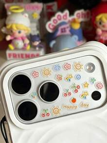 1 buah Stiker Kartun Macaron Gambar Tangan, Berbagai Pola Cerah, Palet Warna Kontras Segar yang Menenangkan. Dilengkapi dengan Perekat Lembut di Bagian Belakang, Mudah Dilepas dan Tidak Meninggalkan Residu, Cocok untuk Casing Ponsel, Kamera CCD, Dekorasi Kotak Penyimpanan, Menciptakan Efek Dekorasi Barang Kecil yang Cerah. - 1 buah CF1721 - View 2