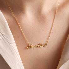 Double Name Heart Necklace, Exquisite Family Necklace, 2 Names Necklace, Personalized Jewelry, Anniversary Gift, Mother's Day Gift, Gift For Her - Multicolor 3 - View 3