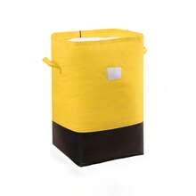 1 pieza Bolsa de mudanza grande y resistente, bolsa organizadora de almacenamiento de plástico plegable y duradera con asas resistentes y cierre con cordón, diseño de gran capacidad, adecuada para ropa, ropa de cama y almacenamiento del hogar, viajes, regreso a la escuela y empaque de mudanza - Multicolor - Ver 11