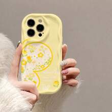 1 Funda para  de TPU Suave, Diseño de Bordes Ondulados Estilo Crema, Marco Curvo 3D, Protección de Cámara, Antigolpes, Resistente al Desgaste, Diseño Premium, Compatible con la Serie . MXNYBLK143 - NYBL-WH-MXNYBLK143 - Ver 4