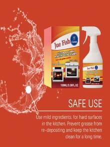 Kitchen Grease Spray Cleaner For Range Hood, Stovetop, Frying Pan And Heavy Oil Stains Cleaning Care Spray - Liquid - View 9