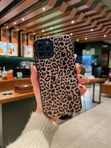 1 Stylish Phone Case, Does Not Include Lanyard Or Stand. Beautiful Matte Anti-Drop Case With Pink Lily Flower And Leopard Print, Compatible With 11, 12, 13, 14, 15, 16, 13 Pro, 16 Plus, XR, 8 Plus, 17 Pro. - 款式 7(1 件裝) - 查看 1