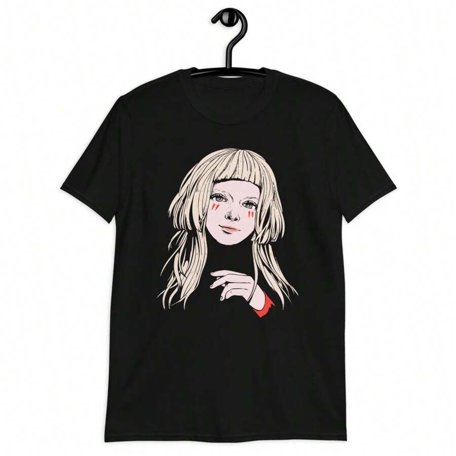 Camiseta Unisex de Manga Corta Aurora Warrior T Camisa - Negro - Ver 1