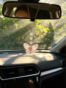 Adorno colgante interior de suspensión de coche para niña linda, colgante para espejo retrovisor - A - Ver 4