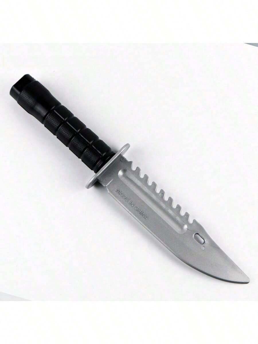 1PC Halloween Plastic Knife, Military Police Training Stage Performance Cosplay Prop, Simulation Plastic Knife, Holiday Party Role Play Prop - Multicolor - View 1