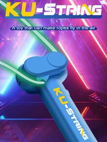 Kids Glow In The Dark Rope Launcher With Smooth Rotating Propeller, Creative Small Game, Cool Glow Shooting Toy For Indoor/Outdoor Fun, Interesting & Intellectual Rope Spinner Suitable For 3-12 Years Old Boys & Girls, Birthday & Holiday Gift - Multicolor - View 8