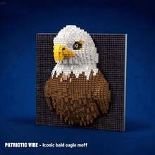 2672Pcs Micro Mini Building Blocks, 3D DIY Animal Mural Set, Parrot, Chameleon & Shark, Creative Desktop Ornament, Home Decor, Birthday & Holiday Gift For Block Lovers - Multicolor - View 9